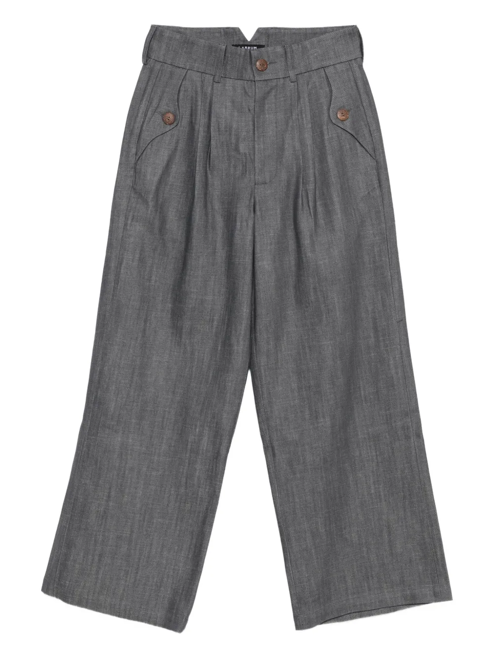 

Брюки с плиссированными карманами Labrum London, серый