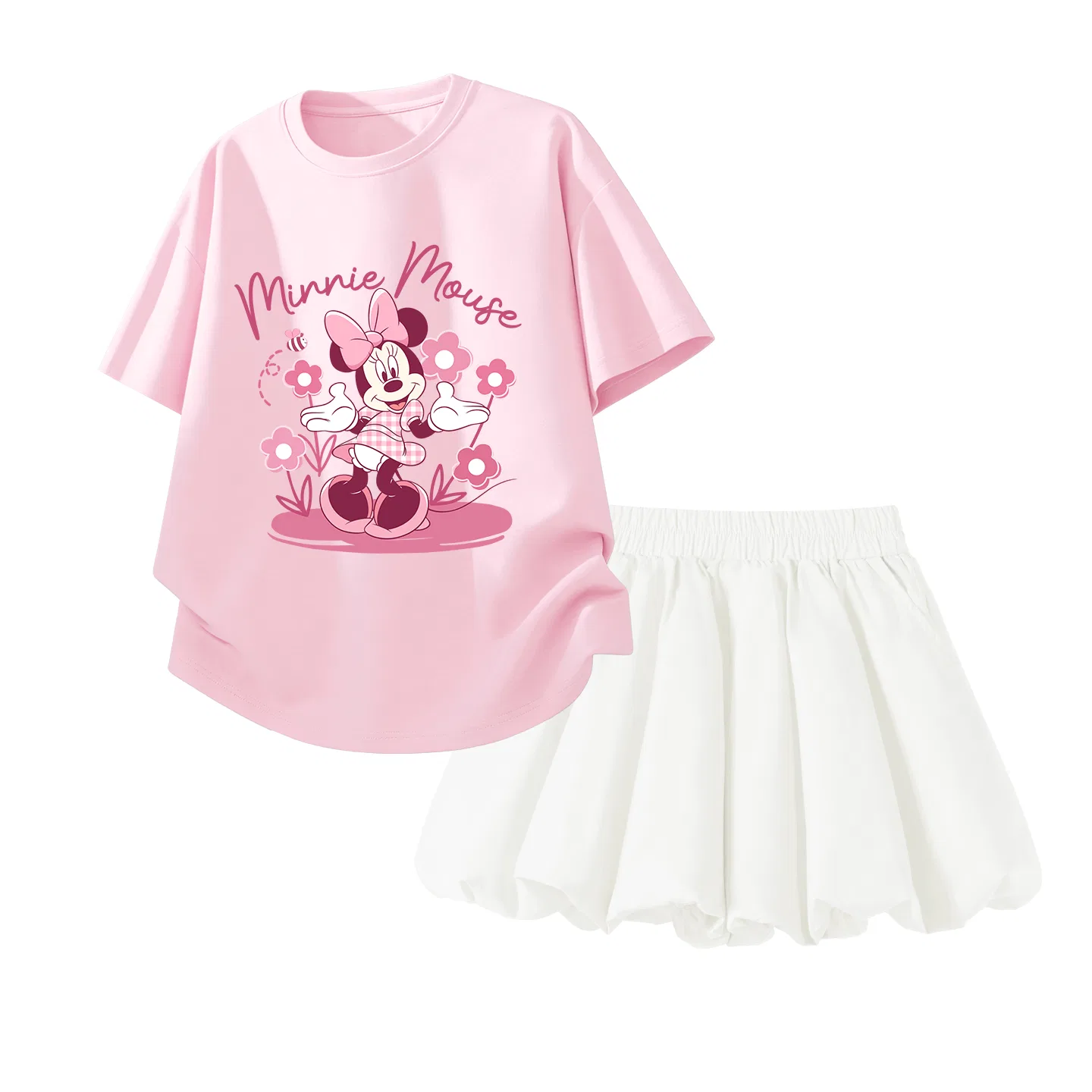 Спортивный костюм для детей Disney Casual Sportswear 2 Pack, Диксихай Жемчужный порошок+Чистый кремово-белый
