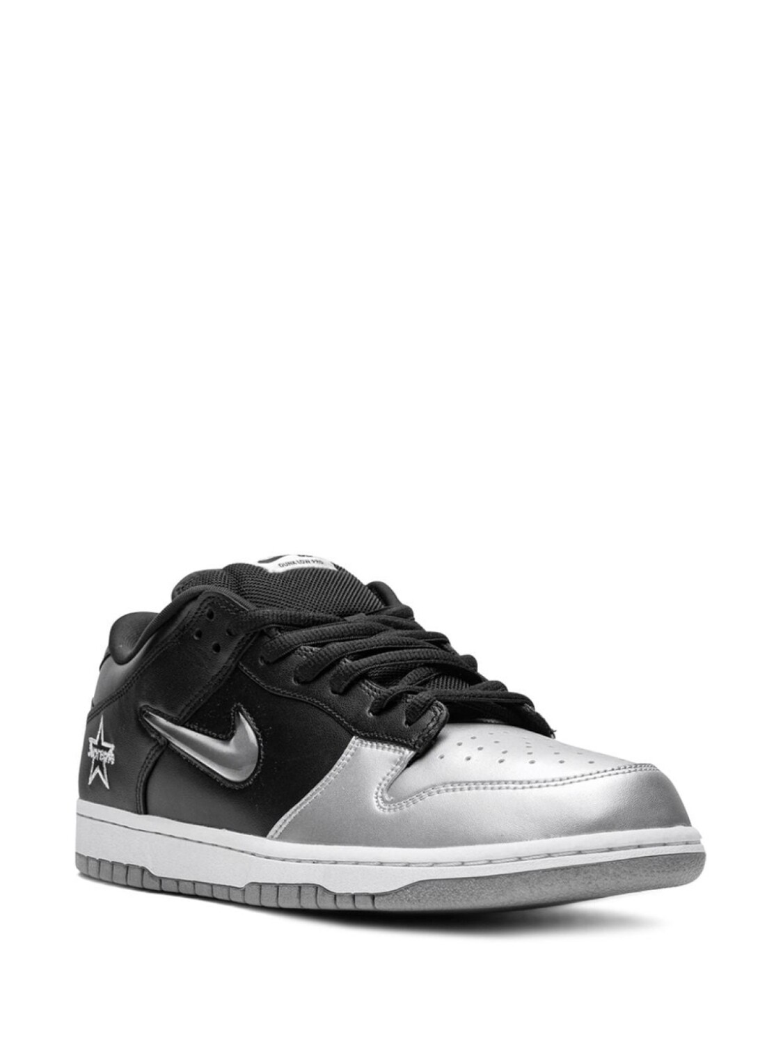 Кроссовки SB Dunk Low из коллаборации с Supreme Nike, серебристый — фото 2