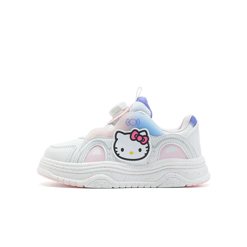 Hello Kitty кроссовки низкие с амортизацией, дышащие, легкие, устойчивые к ударам и истиранию Sanrio, Cinnamoroll-Mint Green/Orange/Beige-Lace-Up — фото 3