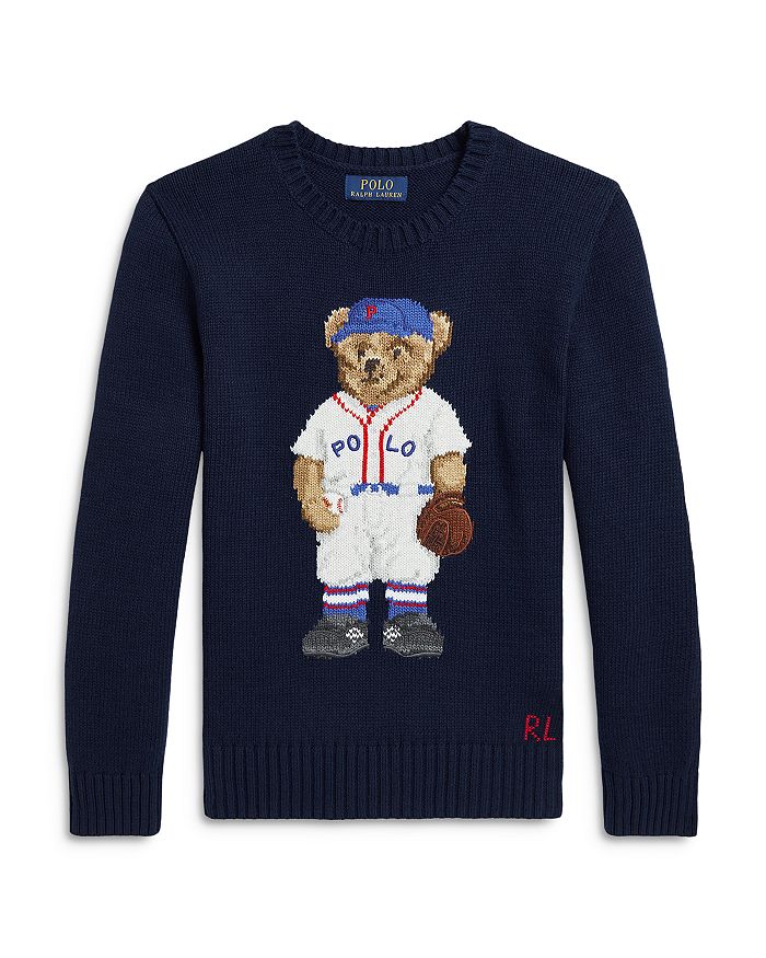 

Свитер Polo Bear для мальчиков из хлопка - Big Kid Ralph Lauren, синий