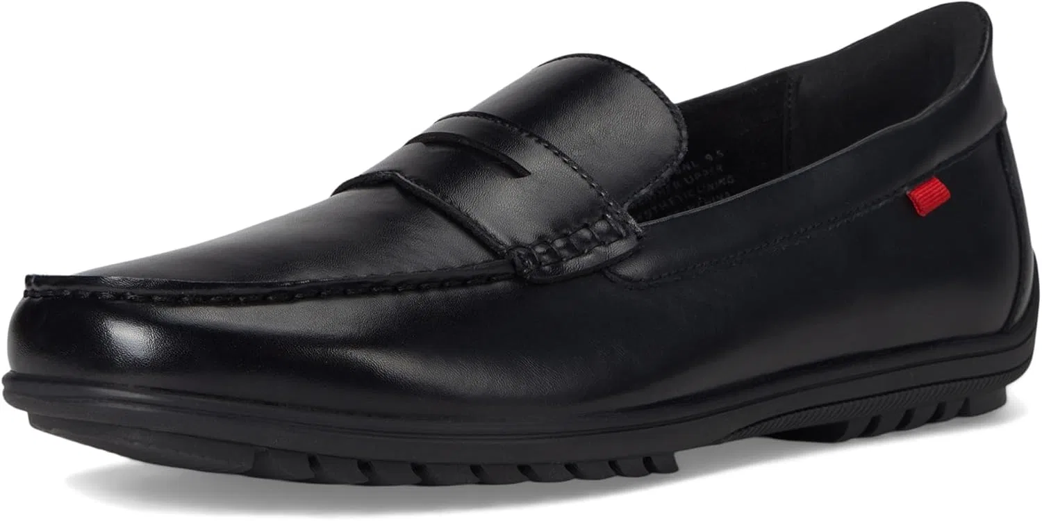 Лоферы повседневные Marc Joseph New York, черная кожа наппа