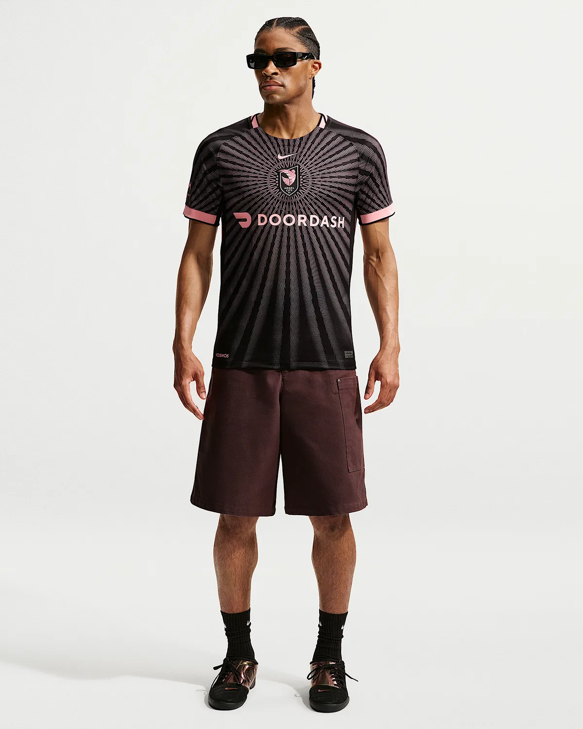 Мужская реплика джерси Nike Dri-FIT Angel City FC Stadium Edition, Black — фото 4