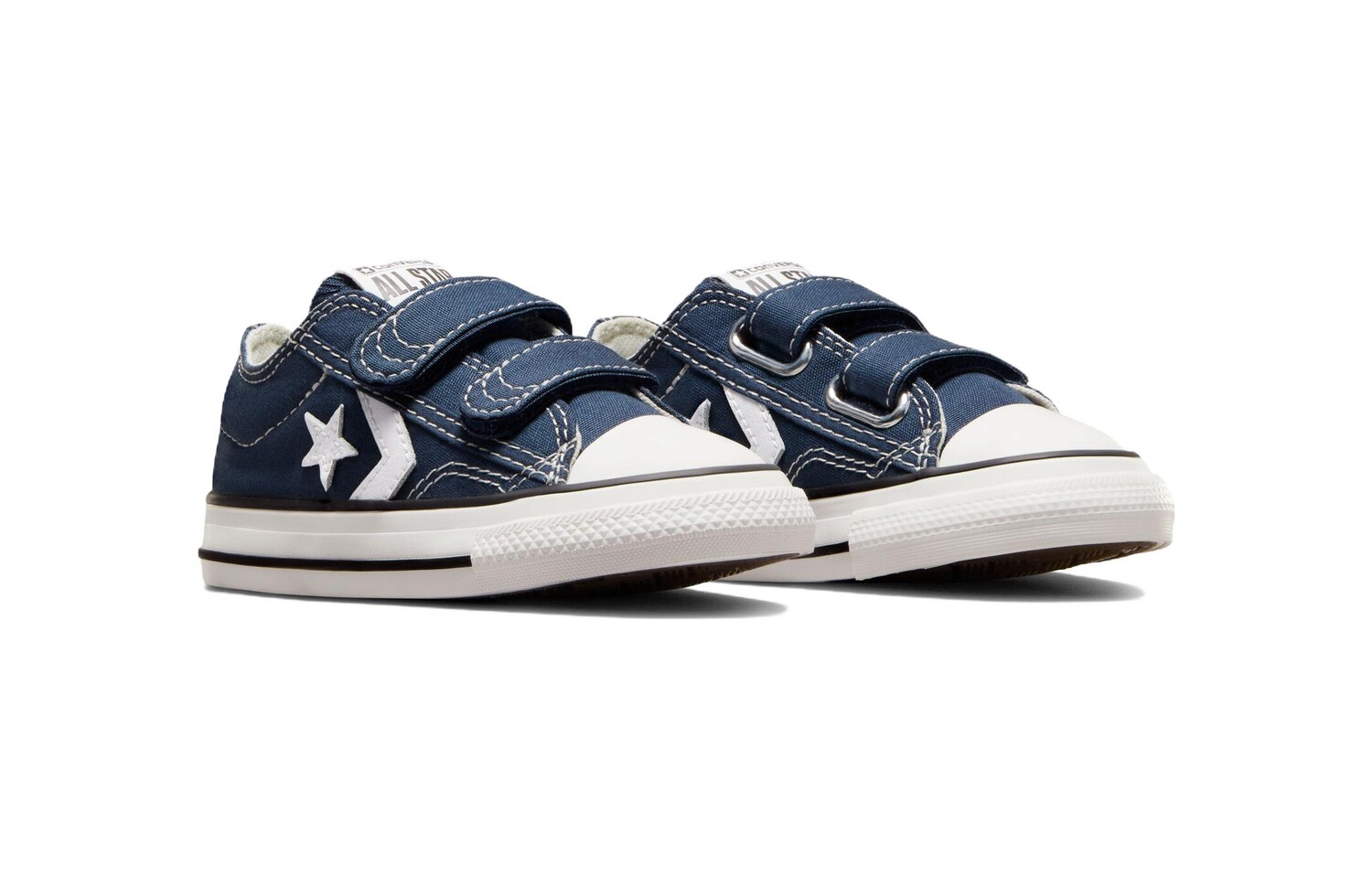 Star Player 76 Детские кроссовки для малышей Converse, цвет Marine Blue — фото 3