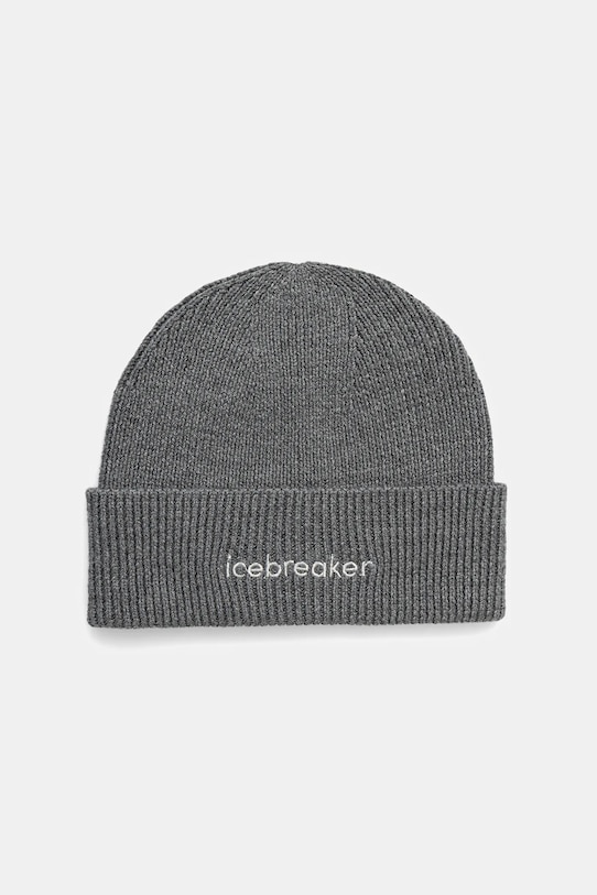 

Шапка из мериносовой шерсти на весь день Icebreaker, серый
