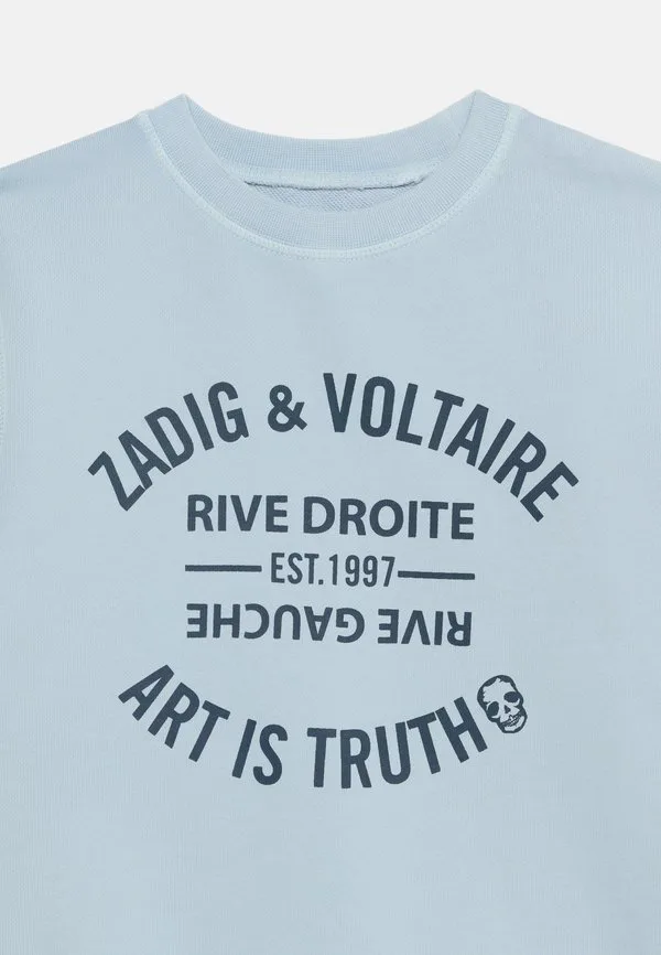 Простая толстовка унисекс Zadig & Voltaire, Pale Blue — фото 4