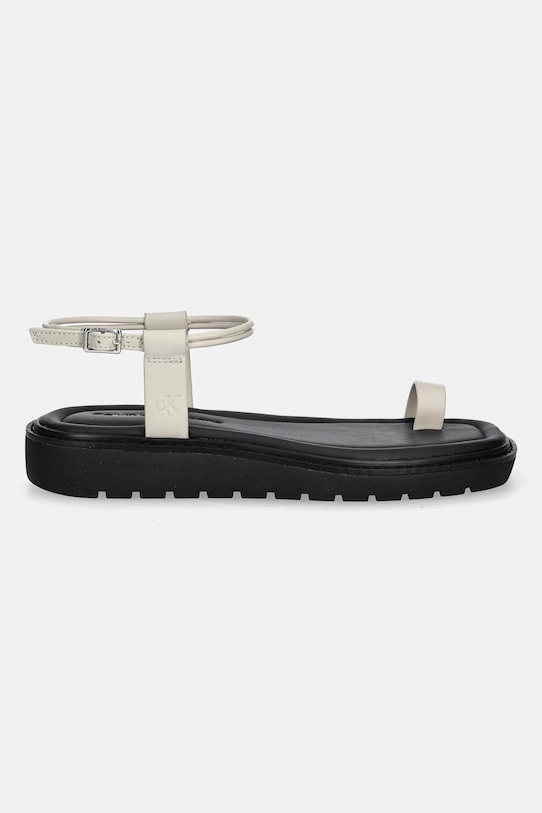 Сандалии Rope Toe Post Sandal Lth Mg Calvin Klein Jeans, бежевый — фото 2