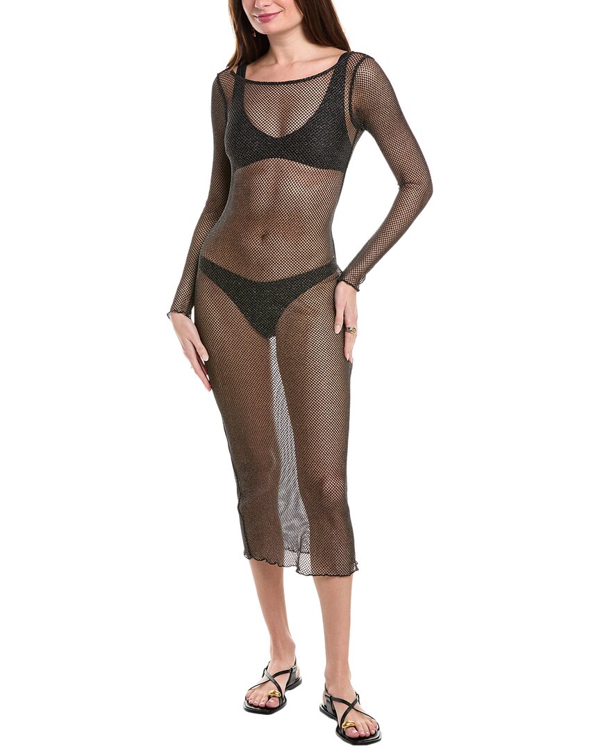 

Платье макси PQ Swim Rachel Sheer, синий