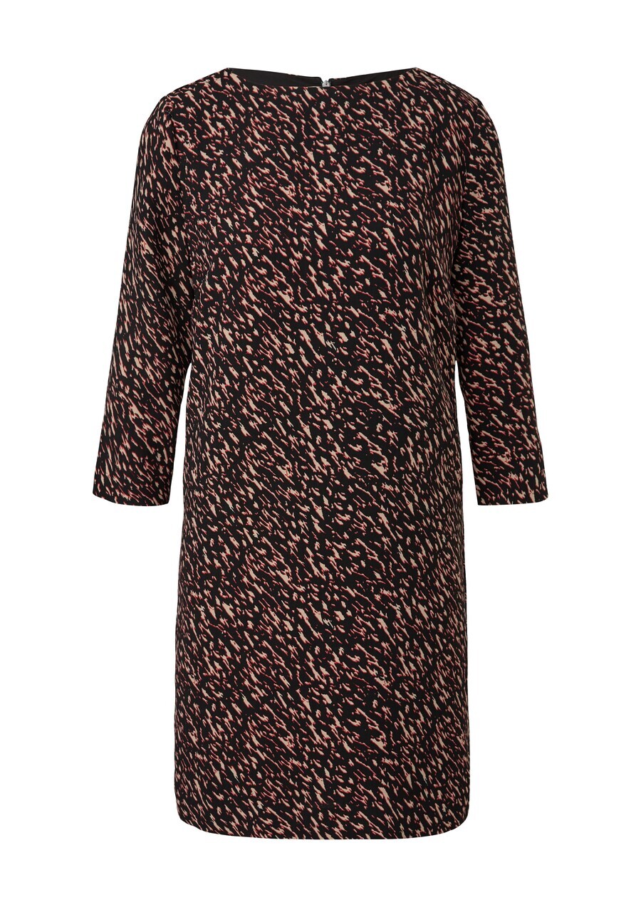 

Платье COMMA Dress, бежевый/черный