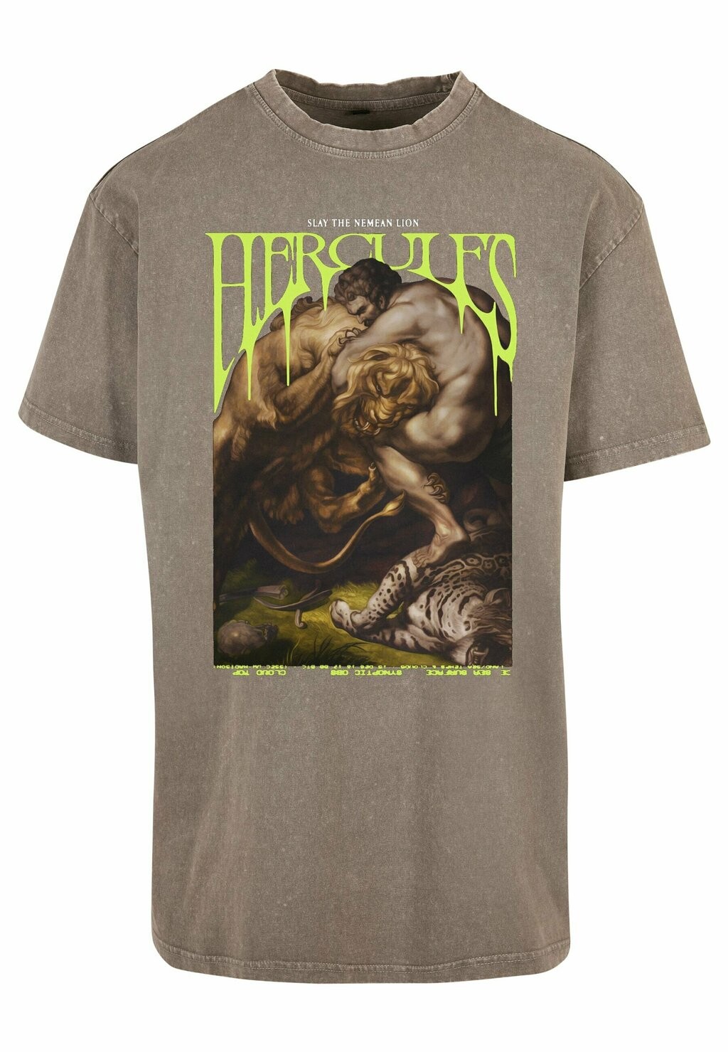 

Футболка с принтом HERCULES Upscale by Mister Tee, цвет darkkhaki