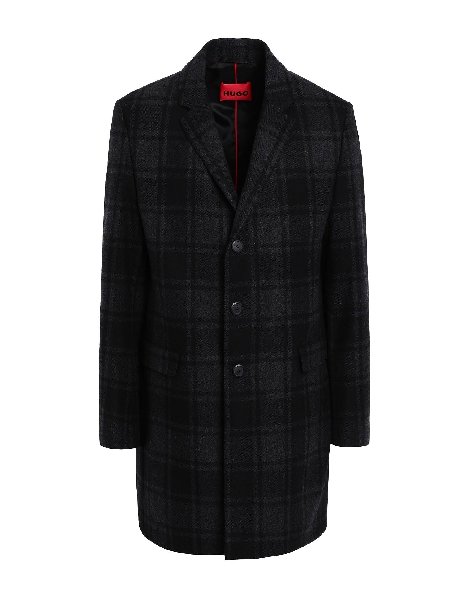 

Пальто Hugo Boss, угольно-серый