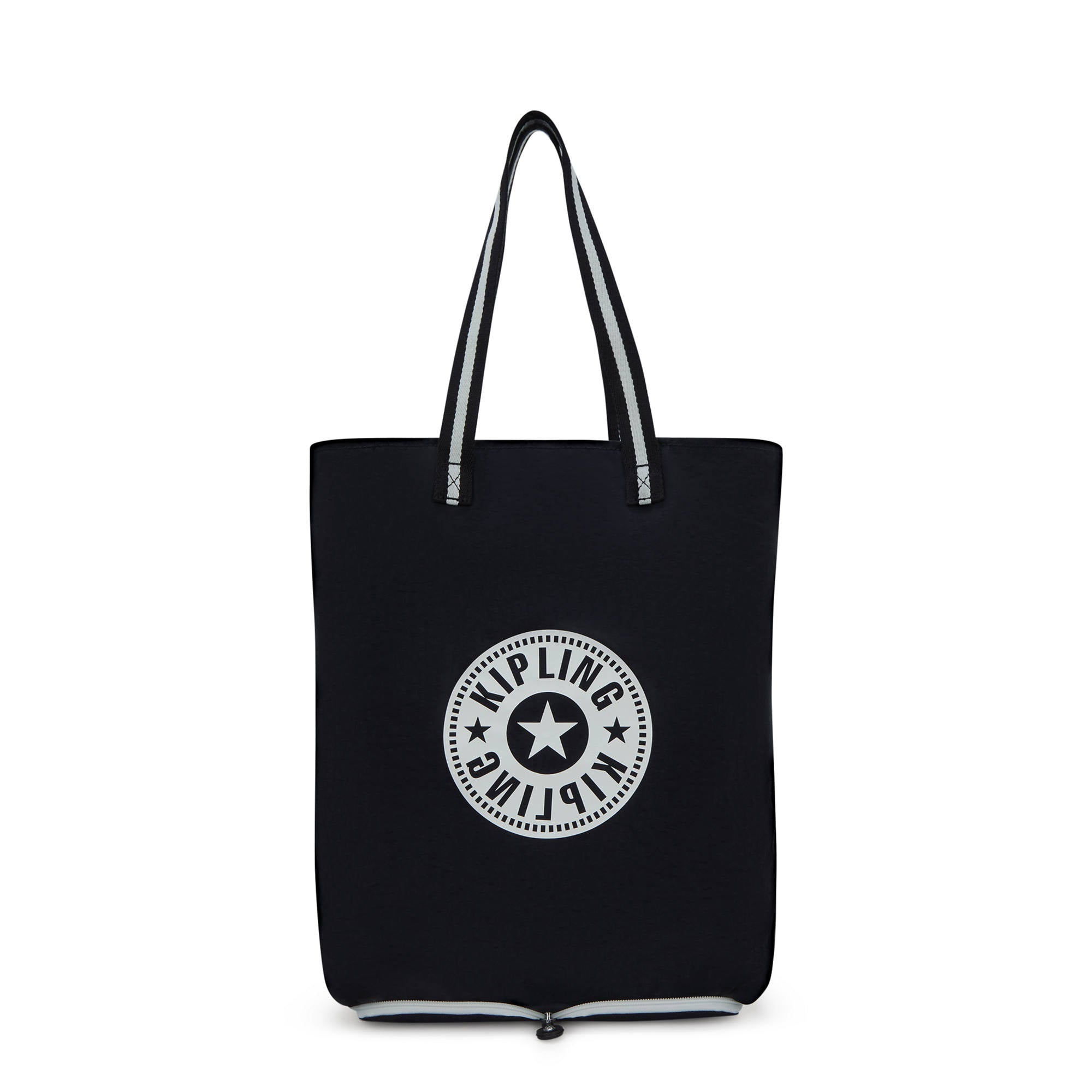 

Сумка-тоут Kipling Hip Hurray Packable, цвет black white hip