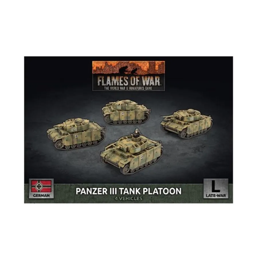 

III танковый взвод, Flames of War - WWII - German - Tanks (4th Edition)