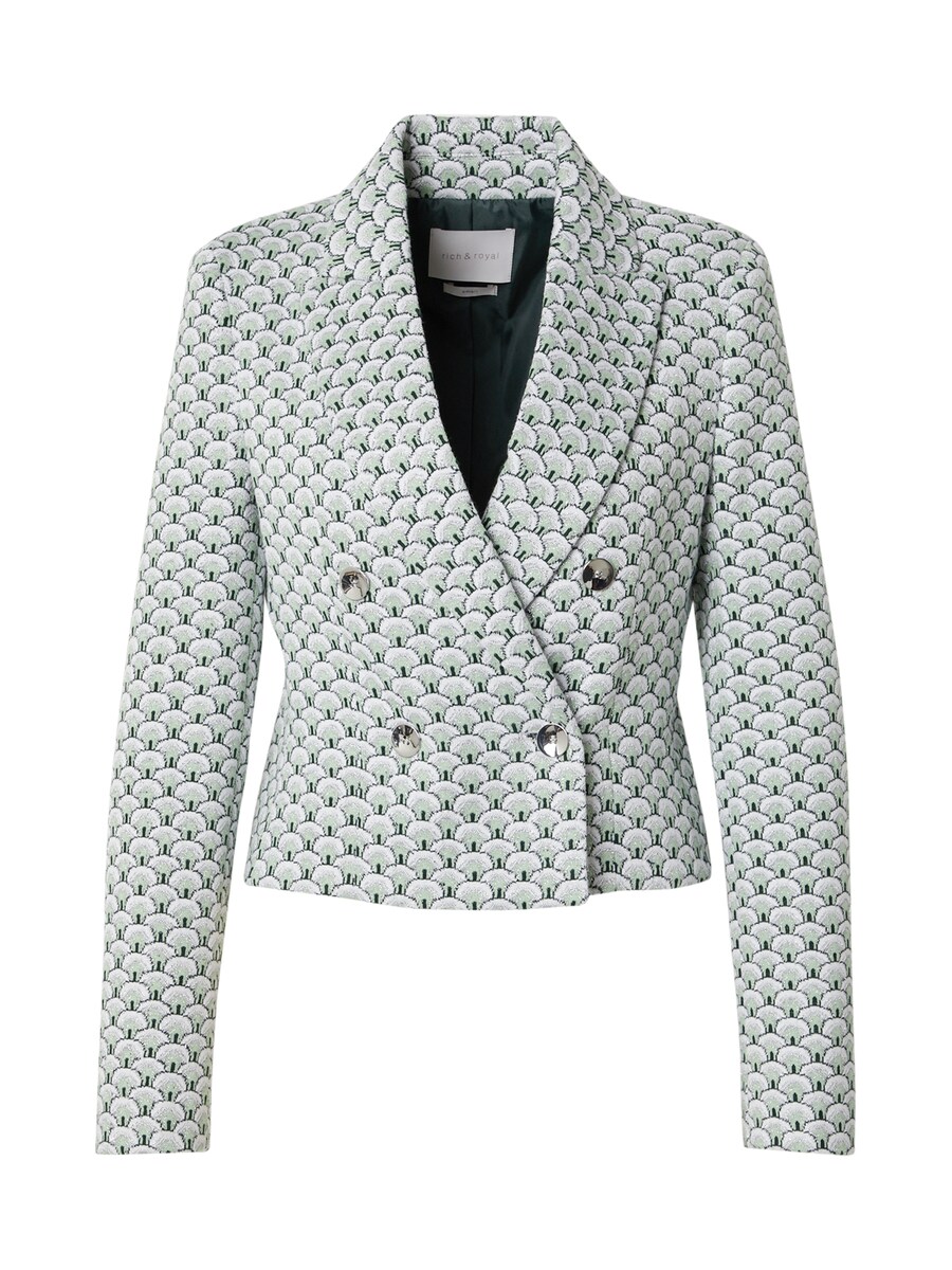 

Блейзер Rich & Royal, цвет Light green/Dark green