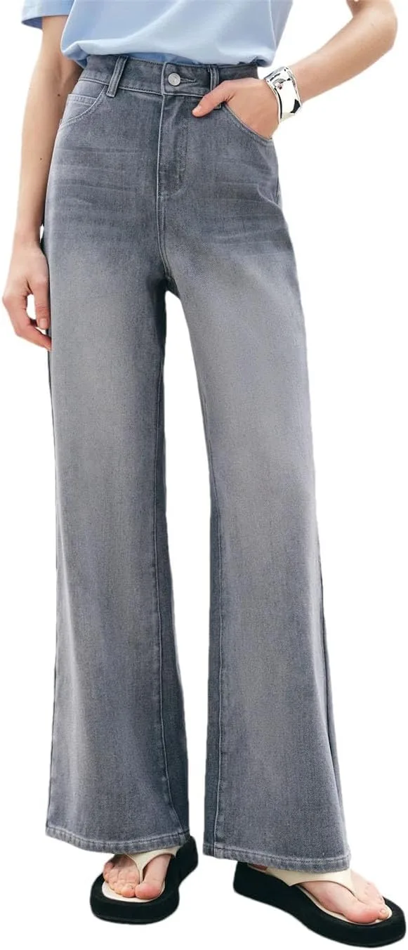 

Женские джинсы Wide Leg с высокой талией и эластичным поясом