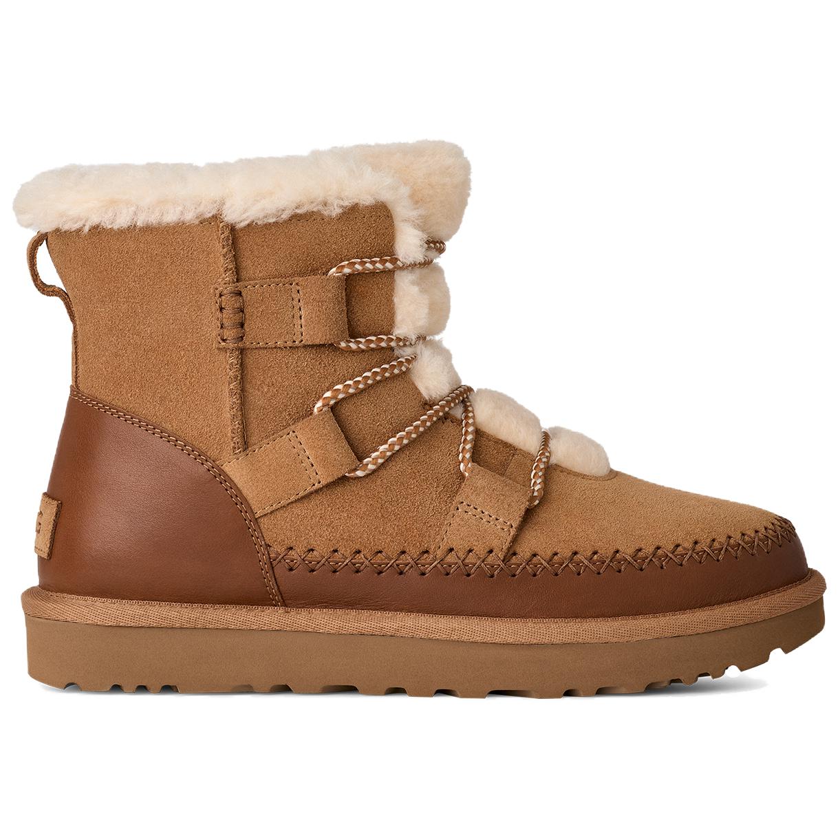 UGG Классические короткие зимние сапоги для женщин в каштановом цвете, цвет Chestnut — фото 2