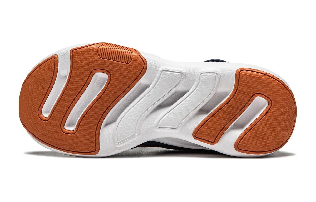 Кроссовки LINING YOUNG Kids Lifestyle Shoes GS Low-top Blue/Orange, темно-синий — фото 4