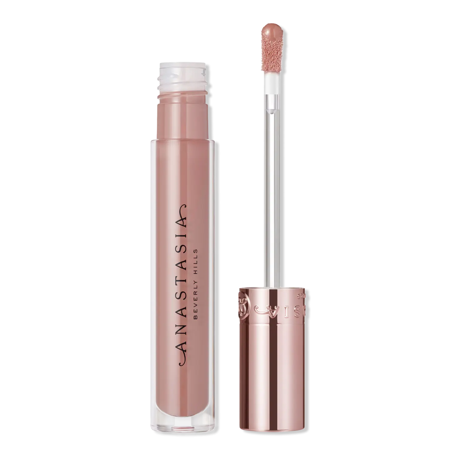 

Универсальный сияющий тонирующий блеск для губ Anastasia Beverly Hills, Deep Taupe (soft beige brown)