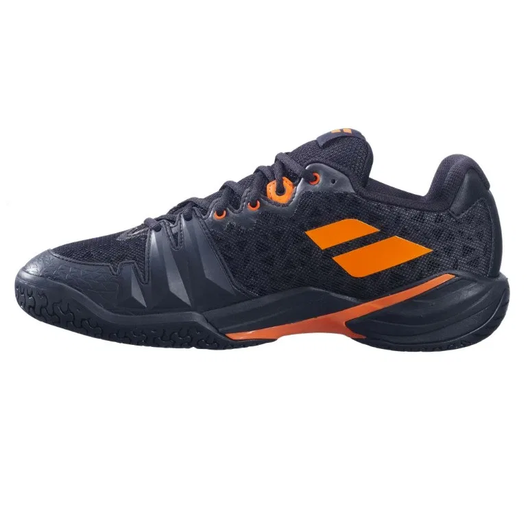 Мужские кроссовки для бадминтона «Shadow 4 Men» от Babolat, Black X Orange — фото 3