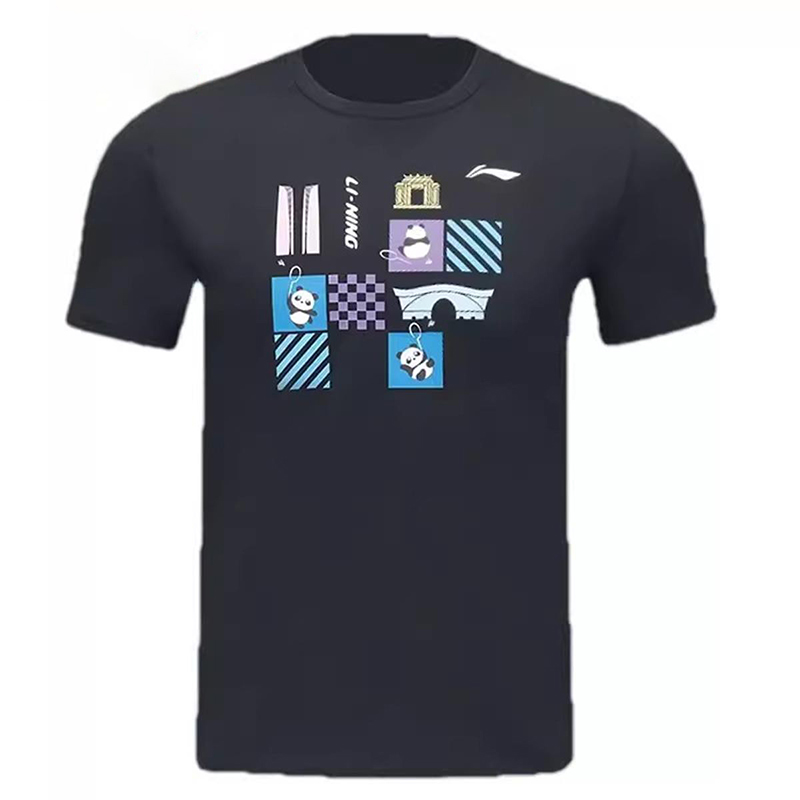 

LINING Футболка Badminton Series Badminton Clothing Unisex Black