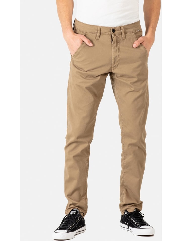 

Тканевые брюки Flex Tapered Chino Reell, коричневый