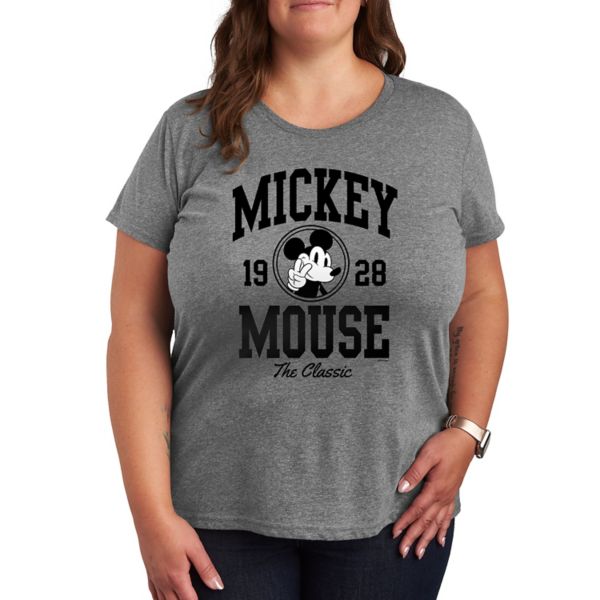 

Футболка с принтом Mickey Mouse Plus Collegiate Disney, серый