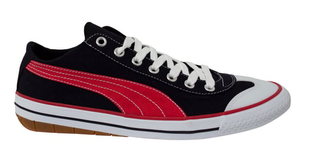 

917 кружевные мужские красные текстильные низкие кроссовки 345391 30 Puma, черный