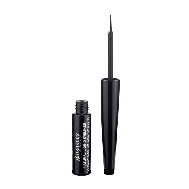 

Натуральная жидкая подводка для глаз с ручкой Benecos, 3 мл (black)