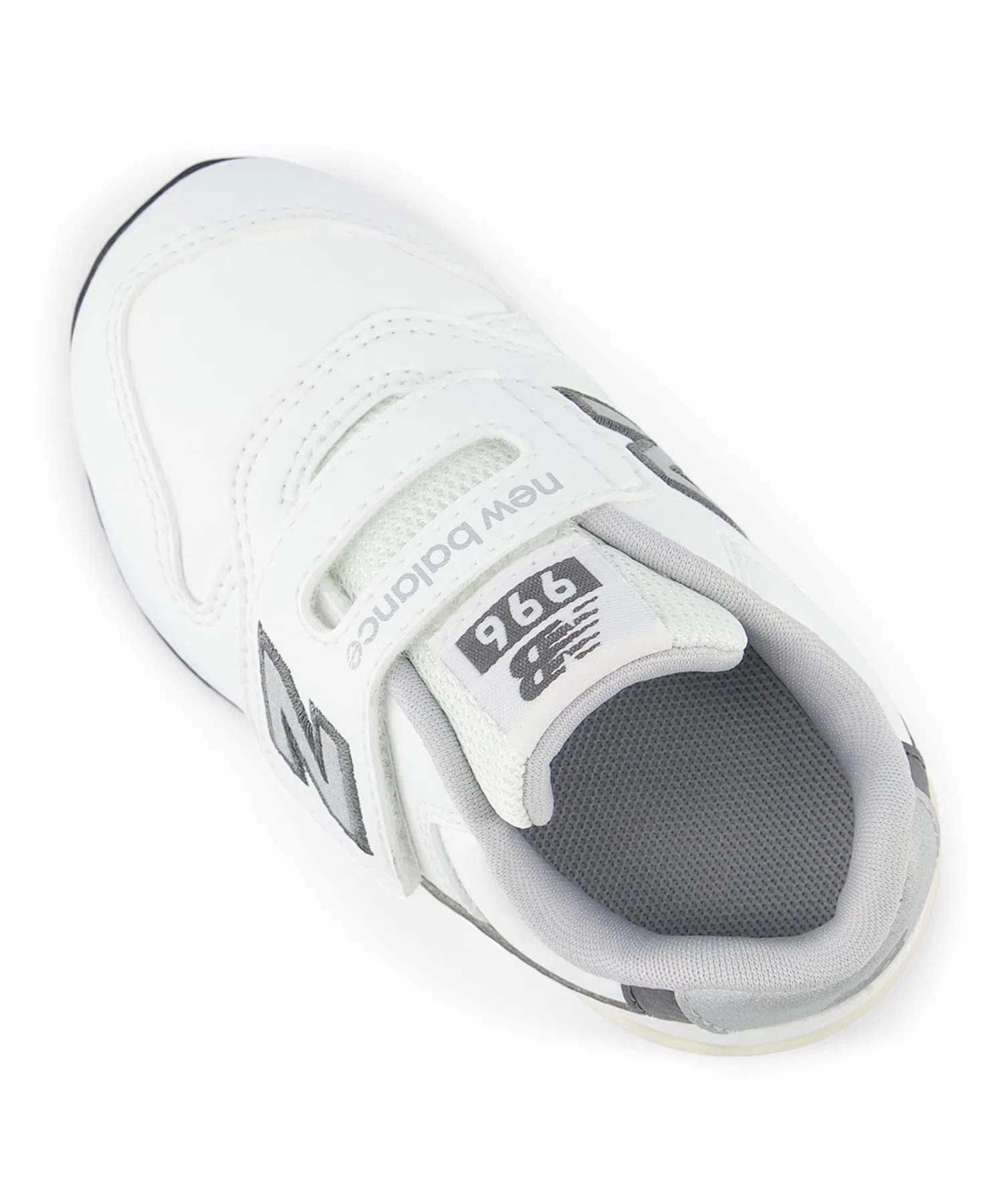 Детские кроссовки New Balance 996 из искусственной кожи серые — фото 4