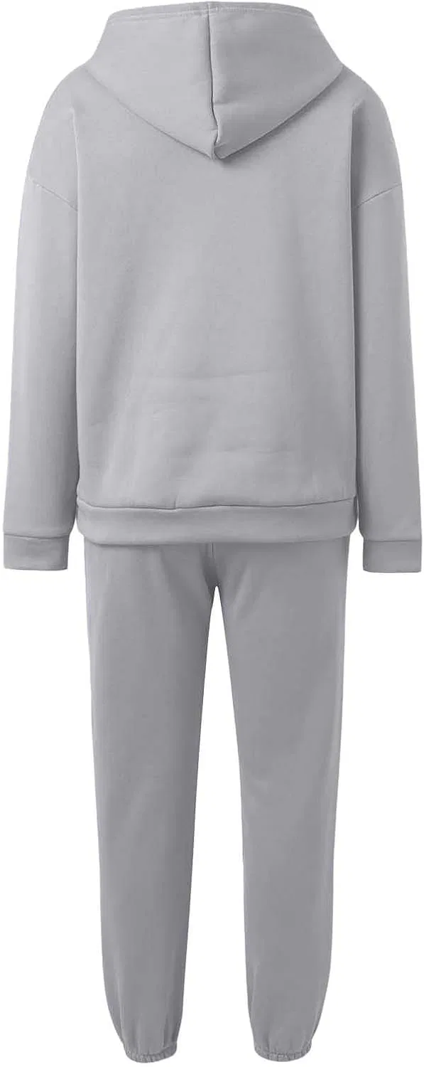 Спортивный костюм из худи и брюк с карманами, Light Gray — фото 3
