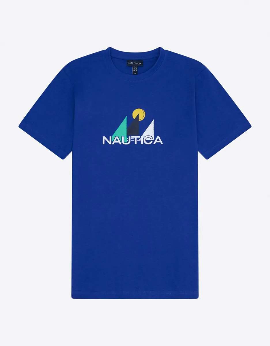 

Футболка мужская с круглым вырезом и короткими рукавами Nautica, синий