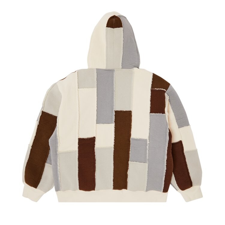 Толстовка Supreme Faux Shearling Zip Up Hooded 'Natural', кремовый — фото 2
