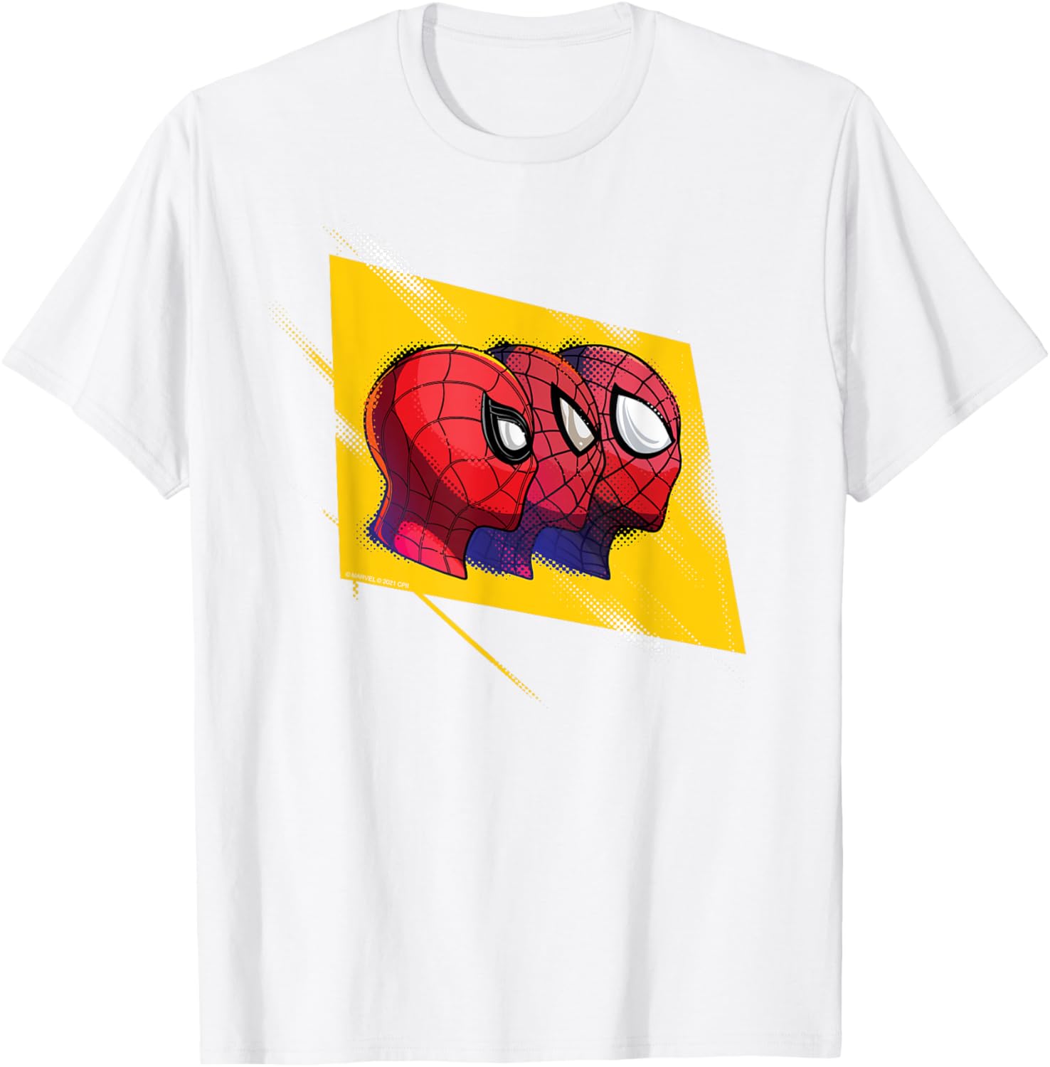 

Футболка Marvel Spider-Man: No Way Home Kamen Spider-Man Trio, белая