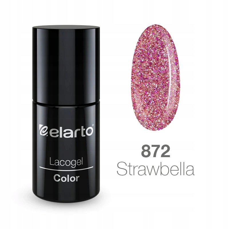 

Гибридный лак для ногтей Elarto Lacogel 872 Strawbella