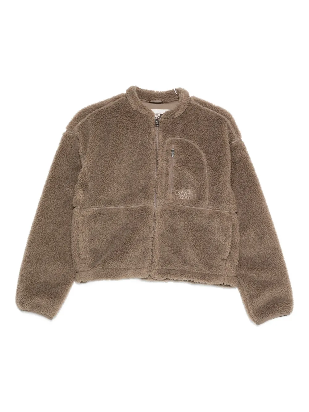 

Флисовая куртка на молнии The North Face, коричневый