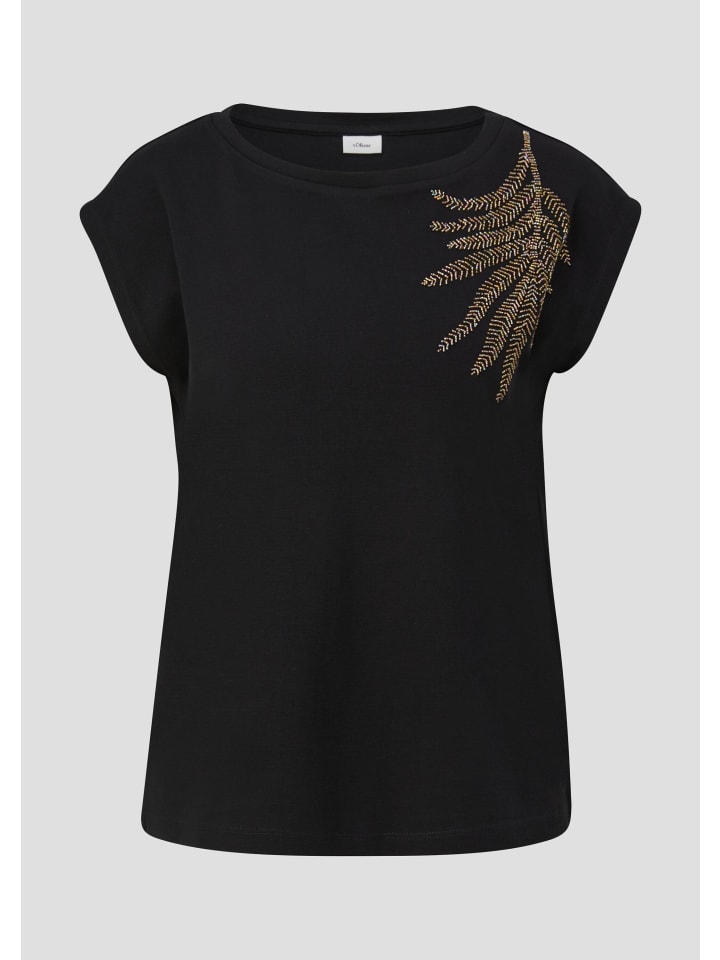 

s.Oliver Футболка 99L1_черного цвета, Черный, s.Oliver Футболка 99L1_черного цвета