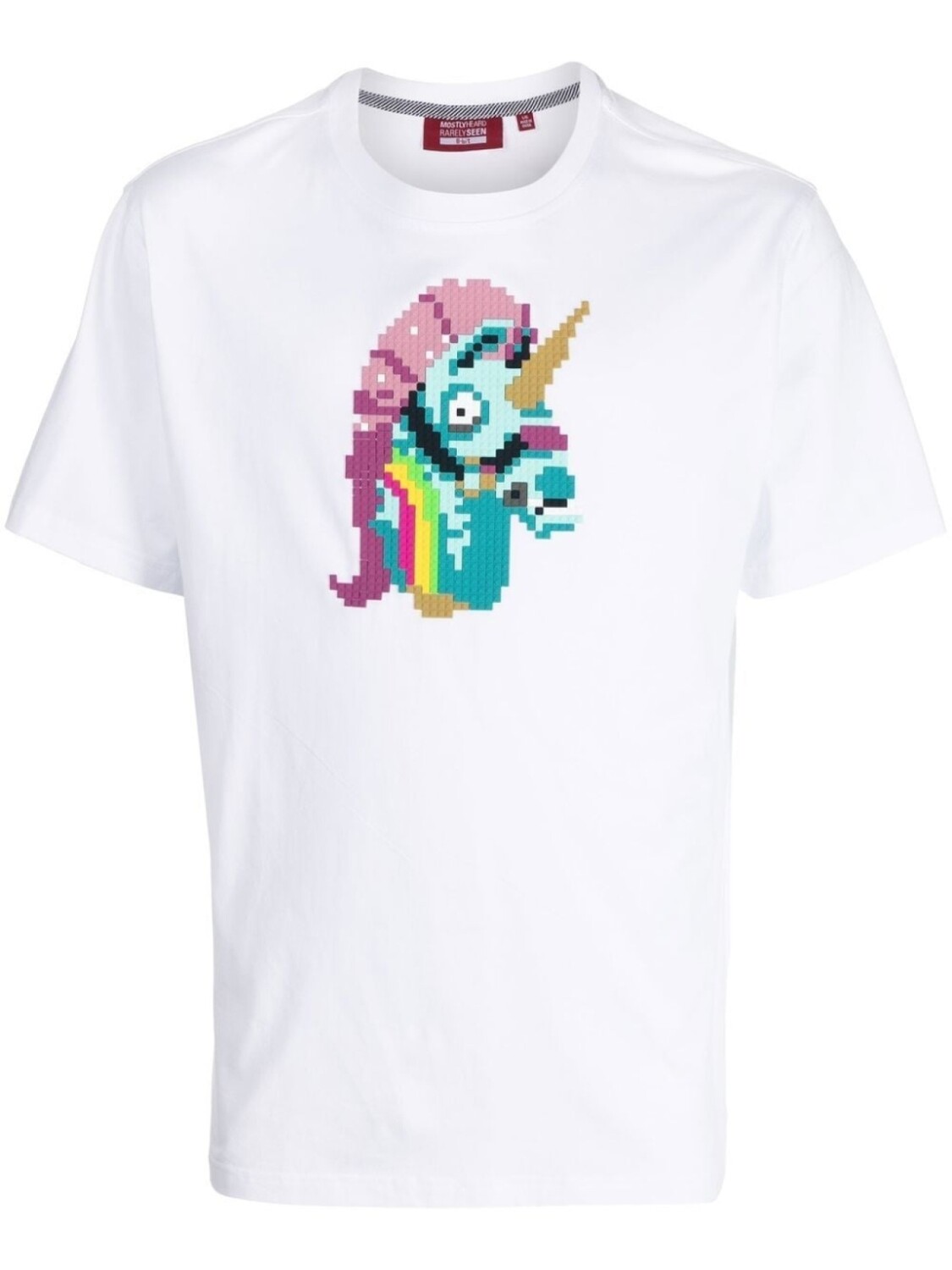 

Футболка Unicorn Mostly Heard Rarely Seen 8-Bit, белый