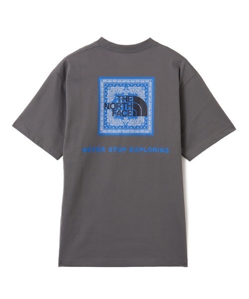 

Футболка с коротким рукавом, квадратный логотип в виде банданы THE NORTH FACE, серый