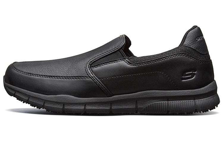 Мужские повседневные ботинки Relaxed Fit черные Skechers — фото 2