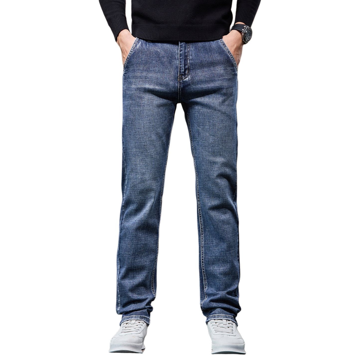 

Джинсы Unisex Moderate Straight Fit Jeep, синий fleece-lined