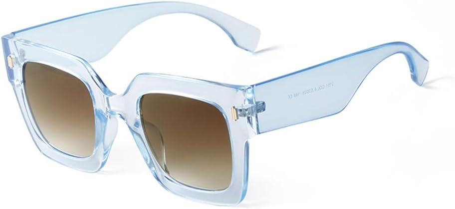 

Солнцезащитные очки LVTFCO Fashion синего цвета для женщин и мужчин, солнцезащитные очки, мужские солнцезащитные очки с защитой от УФ-излучения UV400, очки с заклепками, C9