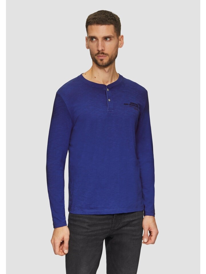 

Футболка s.Oliver T-Shirt langarm, синий