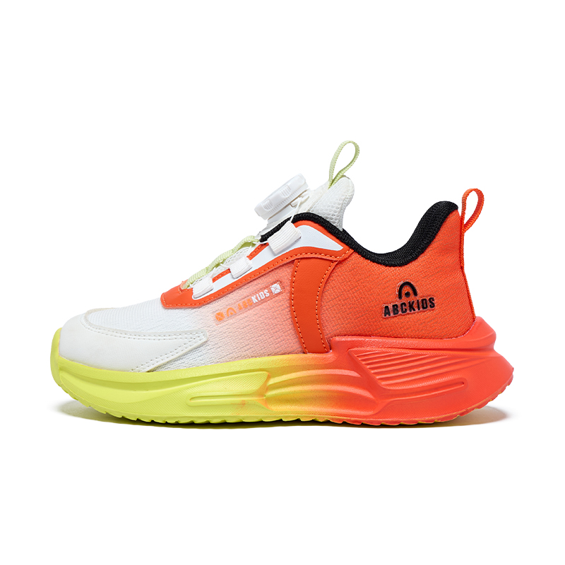 

Кроссовки для бега с низким верхом, амортизирующие, противоскользящие, дышащие, детские ABC KIDS, оранжевый