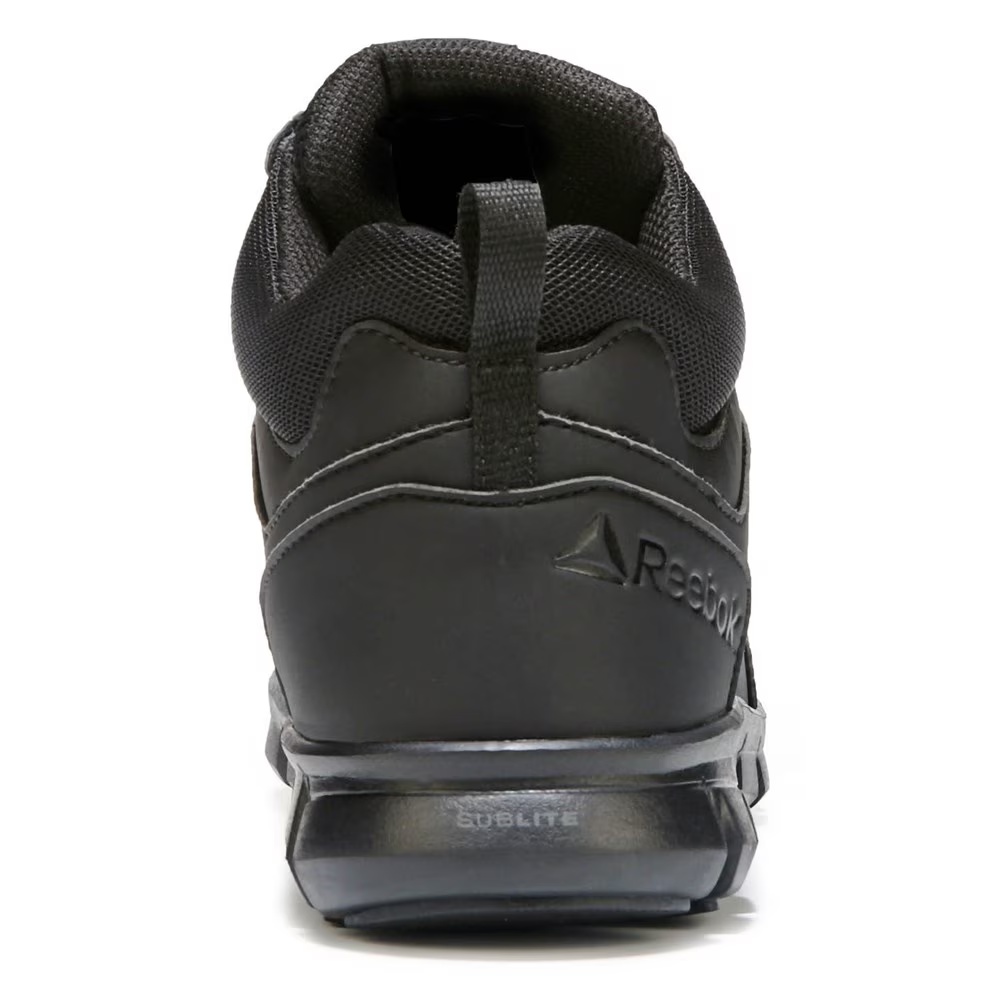 Ботинки тактические средней высоты Sublite cushion Reebok Duty, black leather — фото 4