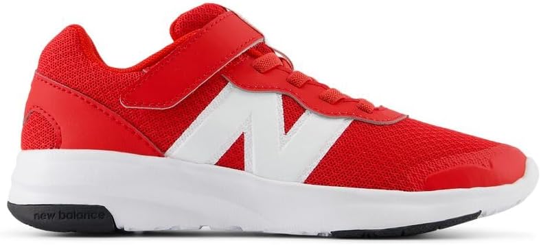 Кроссовки New Balance Kids' Dynasoft 578 V1 на липучках, белый/красный — фото 3