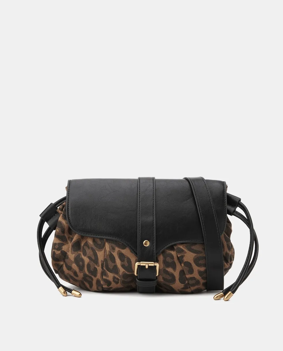 

Сумка-ведро с анималистичным принтом Tintoretto, коричневый