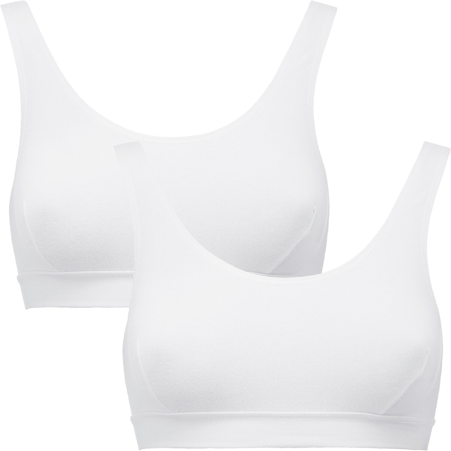 

Бюстгальтер без косточек Erwin Müller Bustier im 2er Pack, белый
