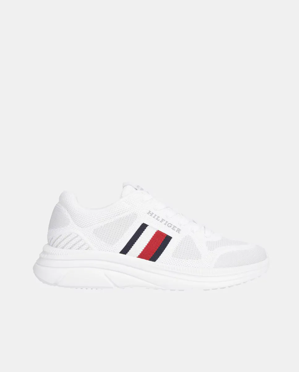 

Мужские низкие кроссовки из парусины Tommy Hilfiger, белый