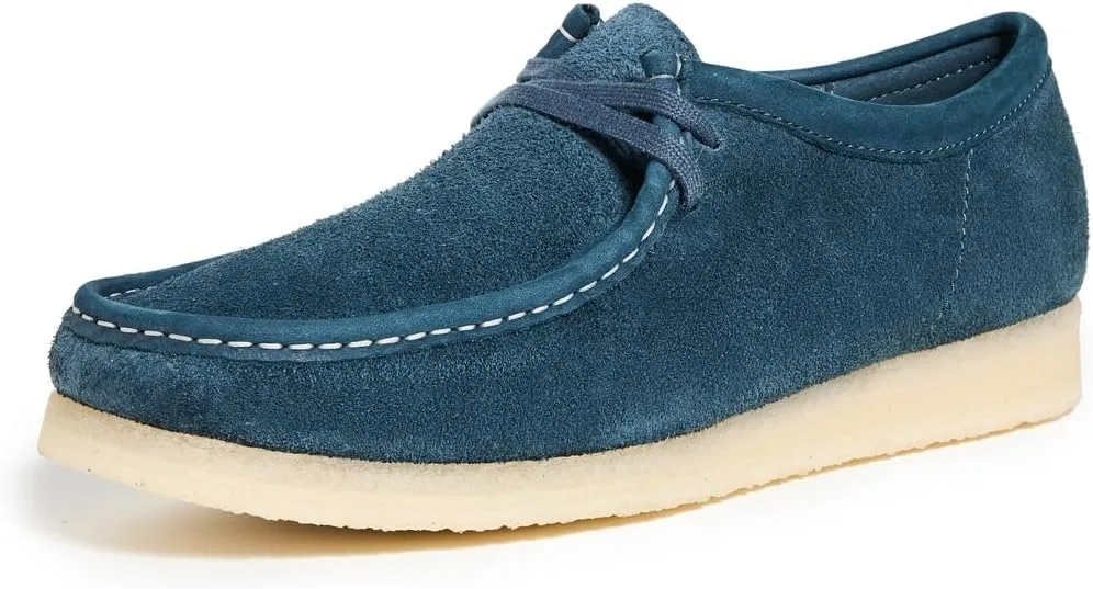 Оксфорды Clarks, Navy/Teal Suede