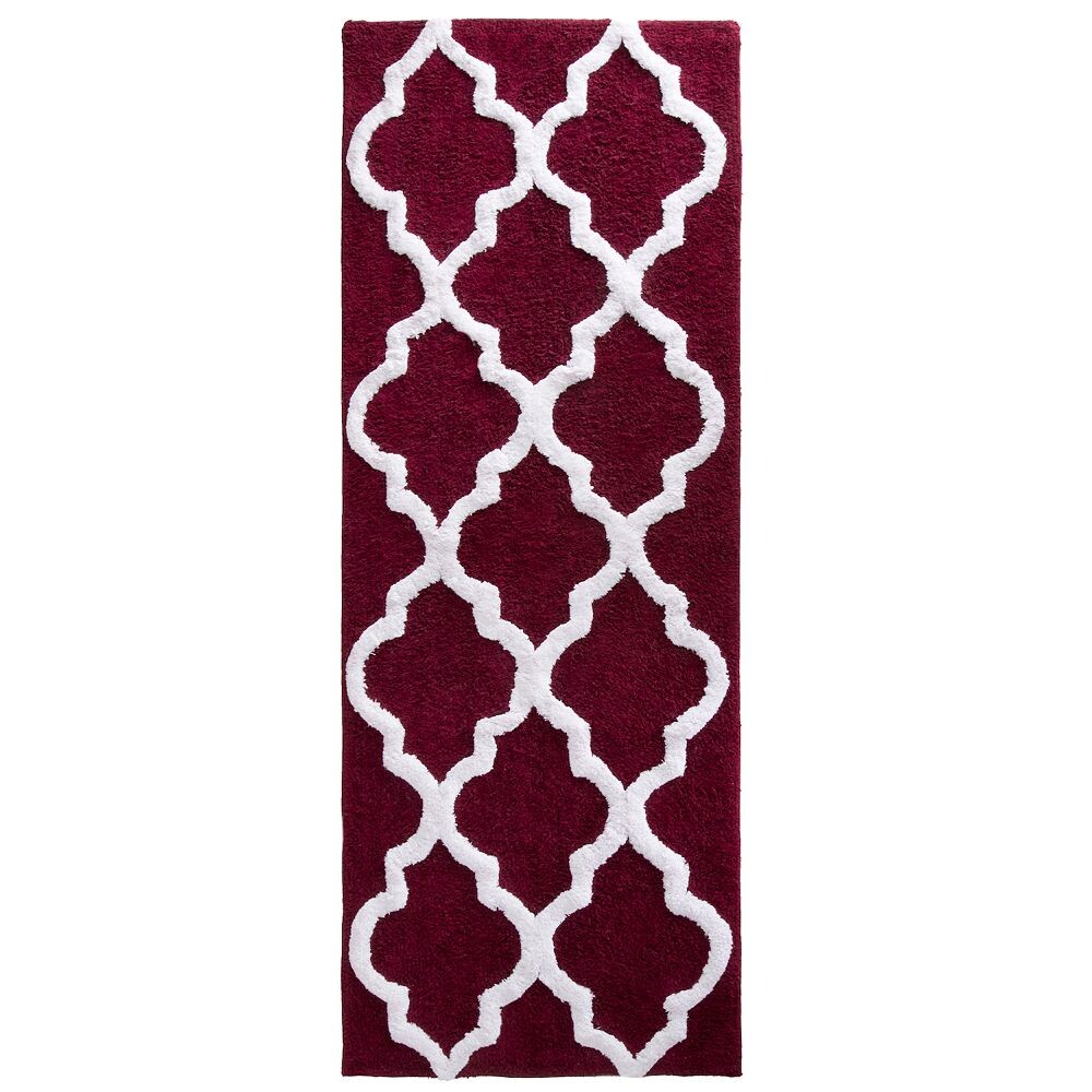

Коврик для ванной Portsmouth Home Trellis, цвет Burgundy
